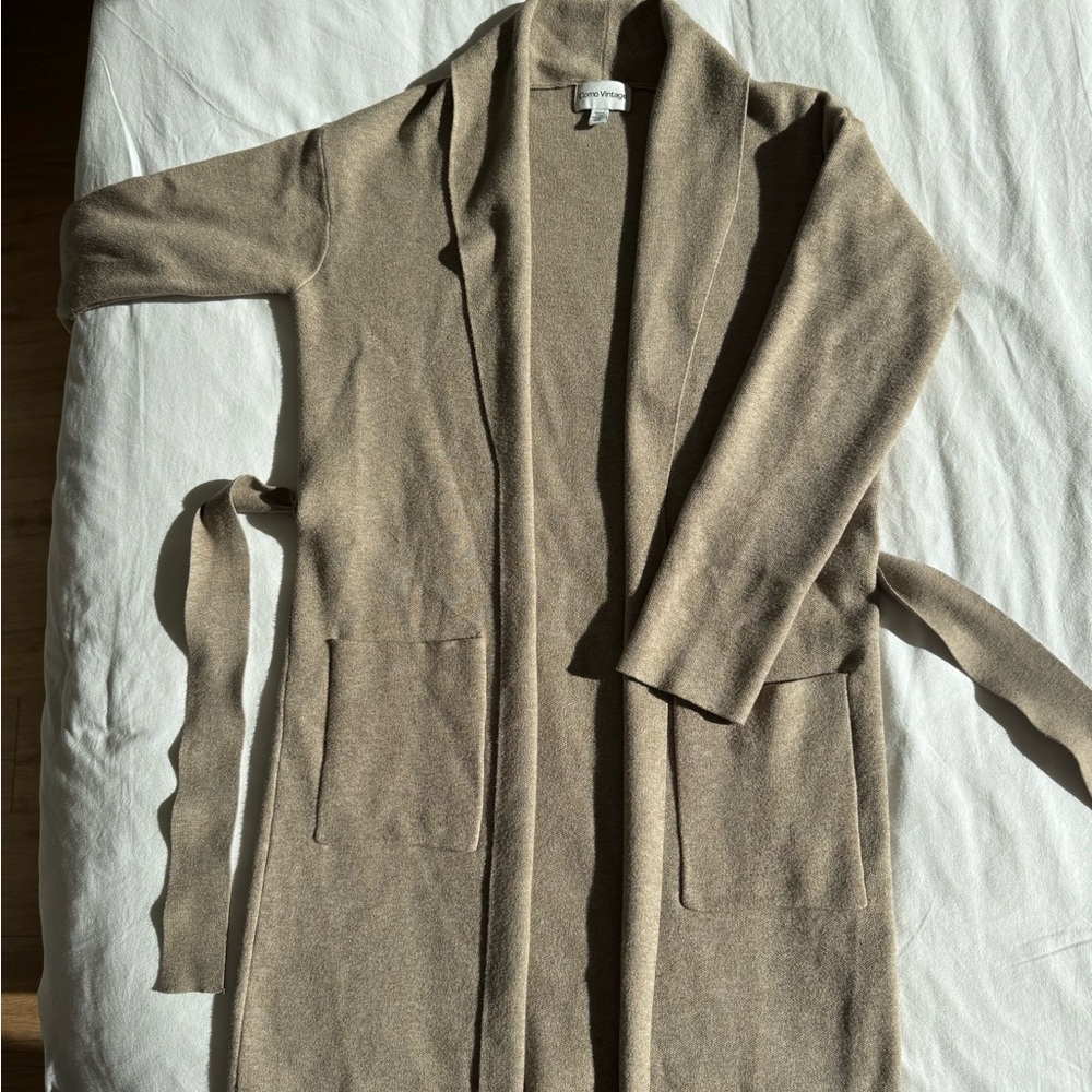 Cozy Tan Women's Cardigan (long)